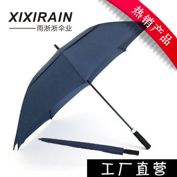 【雨淅淅雨伞厂家主推30寸超大假双层创意高尔夫伞可定制LOGOYXX-GEF02